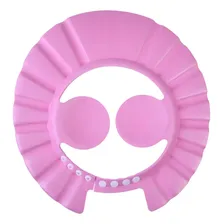 Kit 2 Chapéus Protetor Viseira De Banho Cabeça Bebê Criança Cor Rosa Foto mini 2