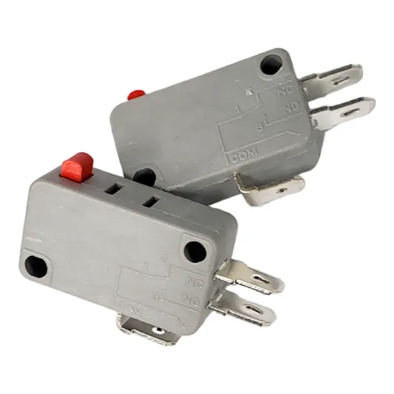 Kit 2 Chave Micro Switch Kw11-7-3 16a Haste 27mm Foto 1
