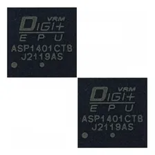 Kit 2 Ci Controlador Pwm Asp1401ctbmntxg Qfn52 Asp1401ctb Foto  mini 1