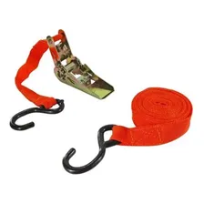 Kit 2 Cinta Amarrar Carga Sem Catraca Fita Para Amarração Cor Laranja Foto mini  2