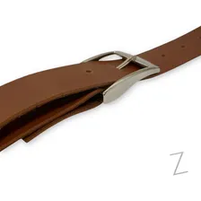 Kit 2 Cintos Grande Masculino Casual Cores Cor Caramelo | Marrom Tamanho G2 Foto mini  3