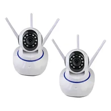 Kit 2 Câmera Ip Wireless Visão Noturna Sistema Yyp2p Yoosee Foto mini 1