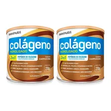 Kit 2 Col谩geno Hidrolisado Em P贸 250g Cappuccino Maxinutri Foto mini 1