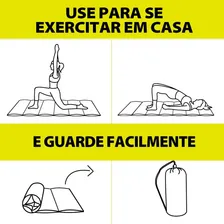Kit 2 Colchonete Camping Solteiro 190x60 Bolsa Xadrez Verde Foto mini 3