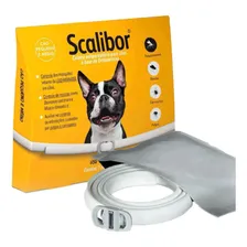 Kit 2 Coleiras Scalibor P 48cm Antipulgas Carrapatos Cães Cor Branco Foto mini 2