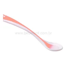 Kit 2 Colheres Treinamento Termosensível Rosa 4m+ Nuby Foto mini  2