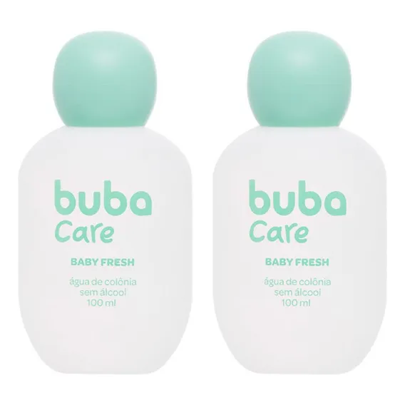 Kit 2 Colônias Bebê 100ml Baby Fresh Suave Buba Care Foto 1