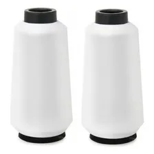 Kit 2 Cone Fio Overlock Lubrificado - 500 Gramas Cor Branco Foto mini 1