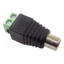 Kit 2 Conector Rca Femea Borne - Cftv Audio Video Foto mini 3