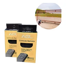 Kit 2 Controle Portão Rádio Transmissor 433,92mhz Agl Alarme Foto  mini 1
