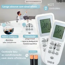 Kit 2 Controle Remoto Para Ar Condicionado Consul Split Bem Estar Foto mini 2