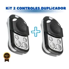 Kit 2 Controles Remoto Copiador Duplicador433 Garagem Portão Foto mini 1