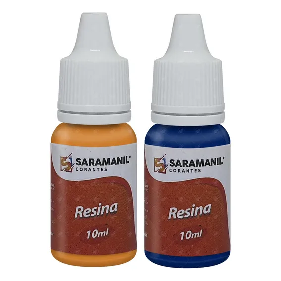 Kit 2 Corante Translucido P Resina Poliester 10ml Foto 1