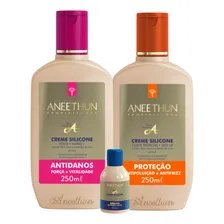 Kit 2 Creme De Silicone Proteção E Antidanos 250gr Aneethun Foto  mini 1