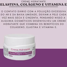 Kit 2 Creme Hidratante Colágeno Elastina Vitamina E 250g Foto mini 2
