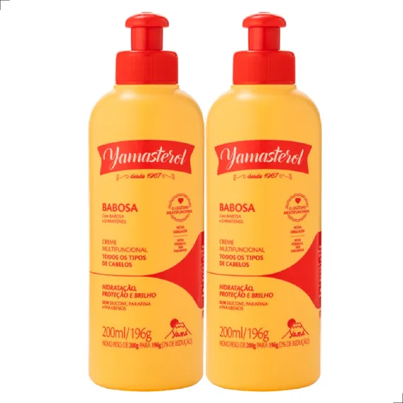 Kit 2 Creme Yamasterol Multifuncional Babosa D-pantenol 200g Foto 1