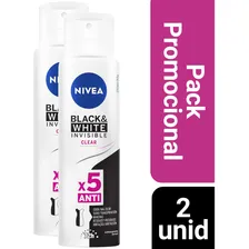 Kit 2 Desodorante Nivea Feminino Invisible Clear 72h 150ml Foto  mini 1