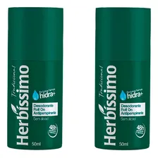 Kit 2 Desodorante Roll On Herbissimo Tradicional 50ml Foto  mini 1