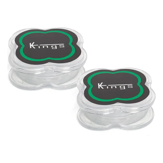 Kit 2 Dichavadores De Policarbonato Kings Grande 3 Partes Cor Classic Transparente Foto 1