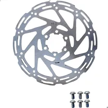 Kit 2 Disco De Freio Rotor Bike 160mm Para Bicicleta Cor Prata Foto mini  2