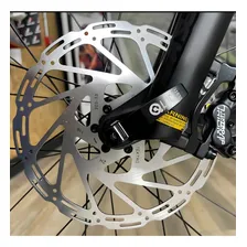 Kit 2 Disco De Freio Rotor Bike 160mm Para Bicicleta Cor Prata Foto mini 4