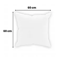 Kit 2 Enchimentos Refil Almofada 60x60 Fibra Siliconada 450g Cor Branco Foto mini  2