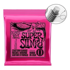 Kit 2 Encordoamento Guitarra 009 Ernie Ball Super Slinky Foto mini 3