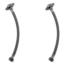 Kit 2 Engate Mangueira FlexĂvel Trançado 30cm Alta PressĂŁo Foto mini 1