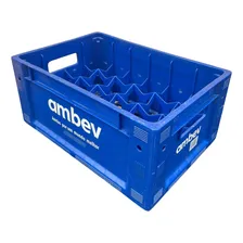 Kit 2 Engradado Cerveja 300ml Ambev Para 24 Garrafas Azul Foto mini 4