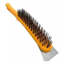 Kit 2 Escova De Aço Carbono Western Com Raspador Foto mini 3