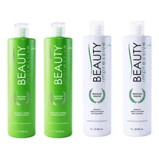 Kit 2 Escovas Progressivas Brazilian Keratin 1l - Beauty Foto  mini 1