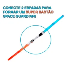 Kit 2 Espadas Sabre Star Wars 2x1 Som Luz Espacial Polibrinq Cor Colorido Foto mini 3