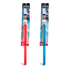 Kit 2 Espadas Sabre Star Wars 2x1 Som Luz Espacial Polibrinq Cor Colorido Foto mini 1