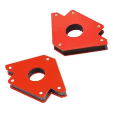 Kit 2 Esquadro Magnético 35kg + 3 Brocas Escalonadas Foto mini  3