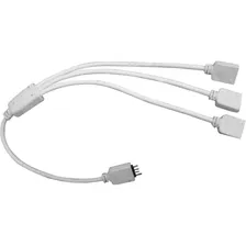 Kit 2 Extensor C/conector P/fita Led Rgb - 1x3 - 10mm Foto mini 1