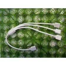 Kit 2 Extensor C/conector P/fita Led Rgb - 1x3 - 10mm Foto mini 2