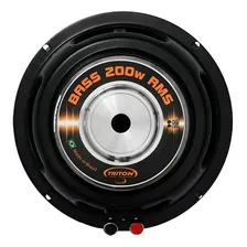 Kit 2 Falante Triton Sub Bass 8 Pol 200w Rms 4 Ohms Cor Preto Foto mini  3