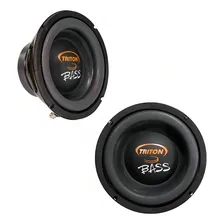 Kit 2 Falante Triton Sub Bass 8 Pol 200w Rms 4 Ohms Cor Preto Foto  mini 1