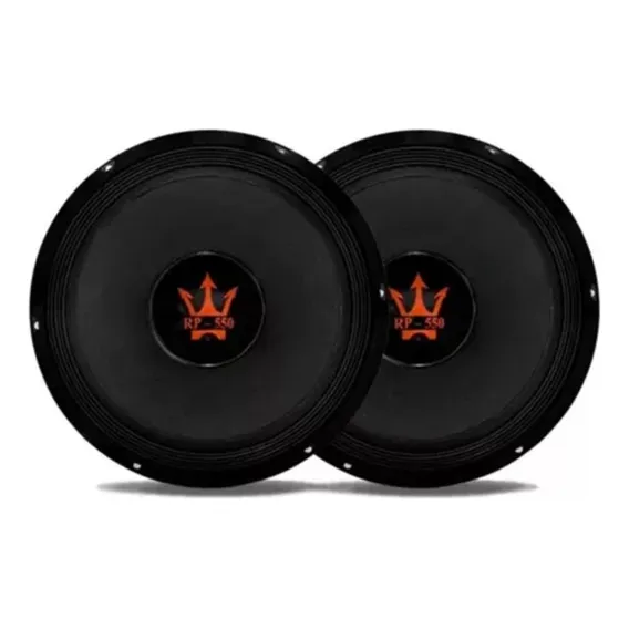 Kit 2 Falante Woofer 12 Pol 550w Rms 4 Ohms Magnum Rex Power Cor Preto Foto 1