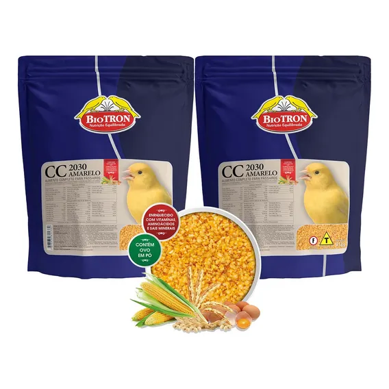 Kit 2 Farinhada Cc 2030 Amarela - 1kg - Biotron Foto 1