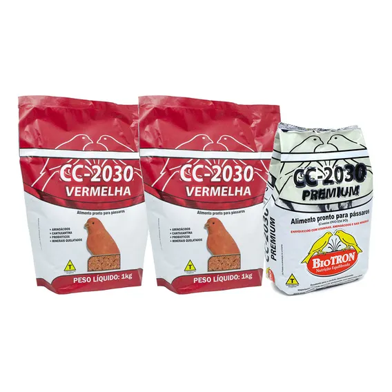 Kit 2 Farinhada Vermelha Cantaxantina + Cc2030 Premium 1kg Foto 1