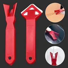 Kit 2 Ferramentas Raspador Calafetar Excesso Rejunte Piso Foto mini 4