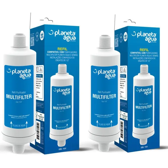 Kit 2 Filtro Purificador Água Multifilter Planeta Água Foto 1