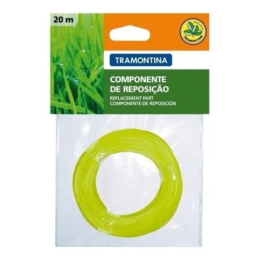 Kit 2 Fio Nylon 1,8mm 20 Metros Para Roçadeira Tramontina Foto 1