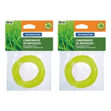 Kit 2 Fio Nylon 1,8mm 20 Metros Para Roçadeira Tramontina Foto mini  3