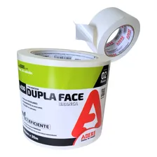 Kit 2 Fita Dupla Face De Papel Branco 50x30 Uso Geral Liso Foto mini 1