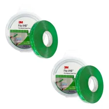 Kit 2 Fita Dupla Face Vhb Transparente 4910 12x20m 3m Foto mini 1