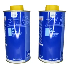 Kit 2 FluĂdo Freio Ă“leo Dot4 Sl 500ml Ate Freios Hidraulico Foto mini 1