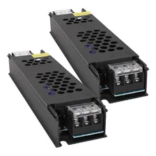 Kit 2 Fonte Chaveada 5a 60w 12v P/ Fita Led Som Capa Preta Foto  mini 1