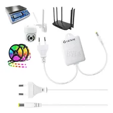 Kit 2 Fonte De Alimentação 12v 2a Bivolt Adaptador Indicado Para Fita Led Equipamentos Cftv (câmeras De Segurança, Dvr), Modem Tv A Cabo Net Sky Vivo Modem Fibra Roteador Radio Decoders Balança Foto mini  3